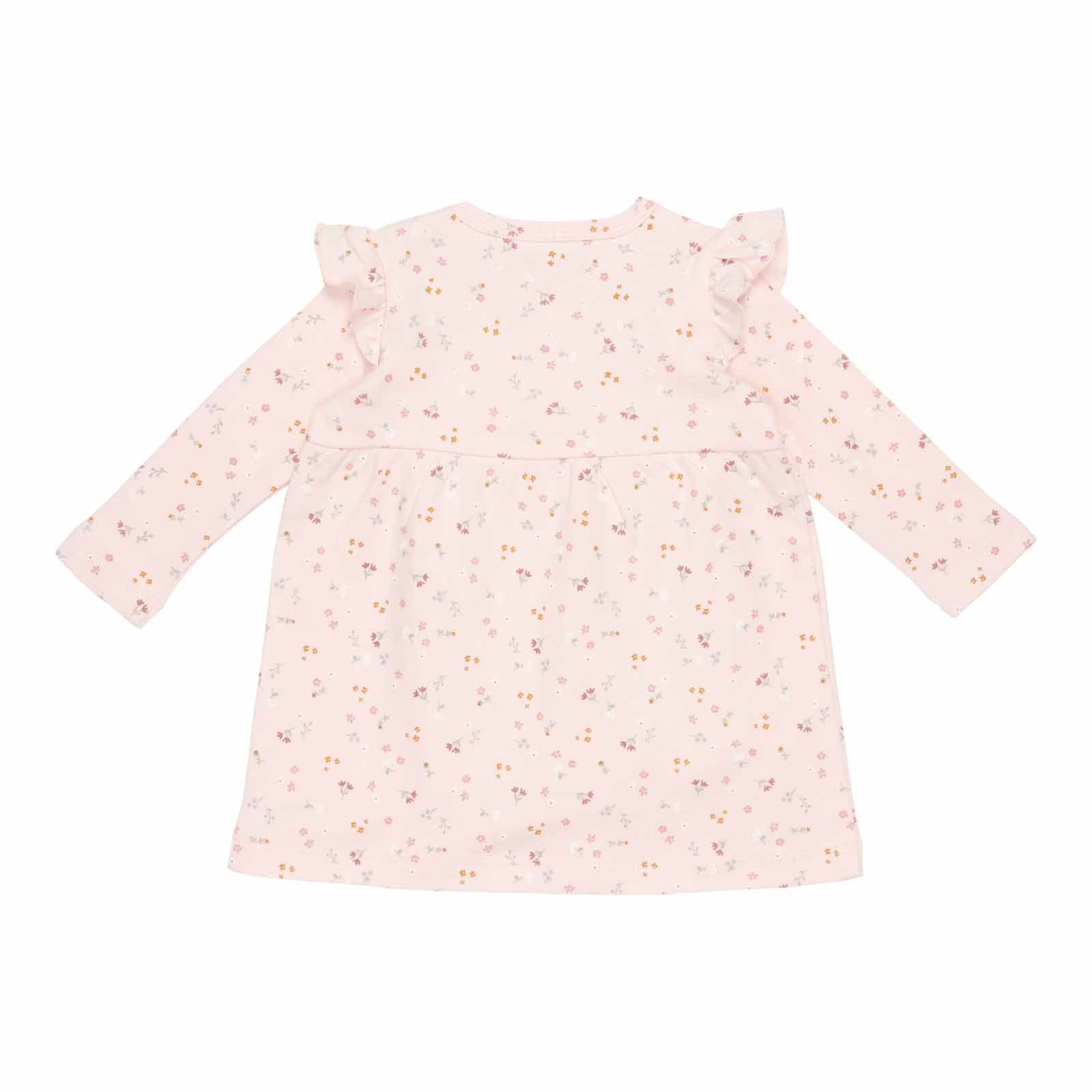 Little Dutch Langarmkleid mit Rüschen Little Pink Flowers 62