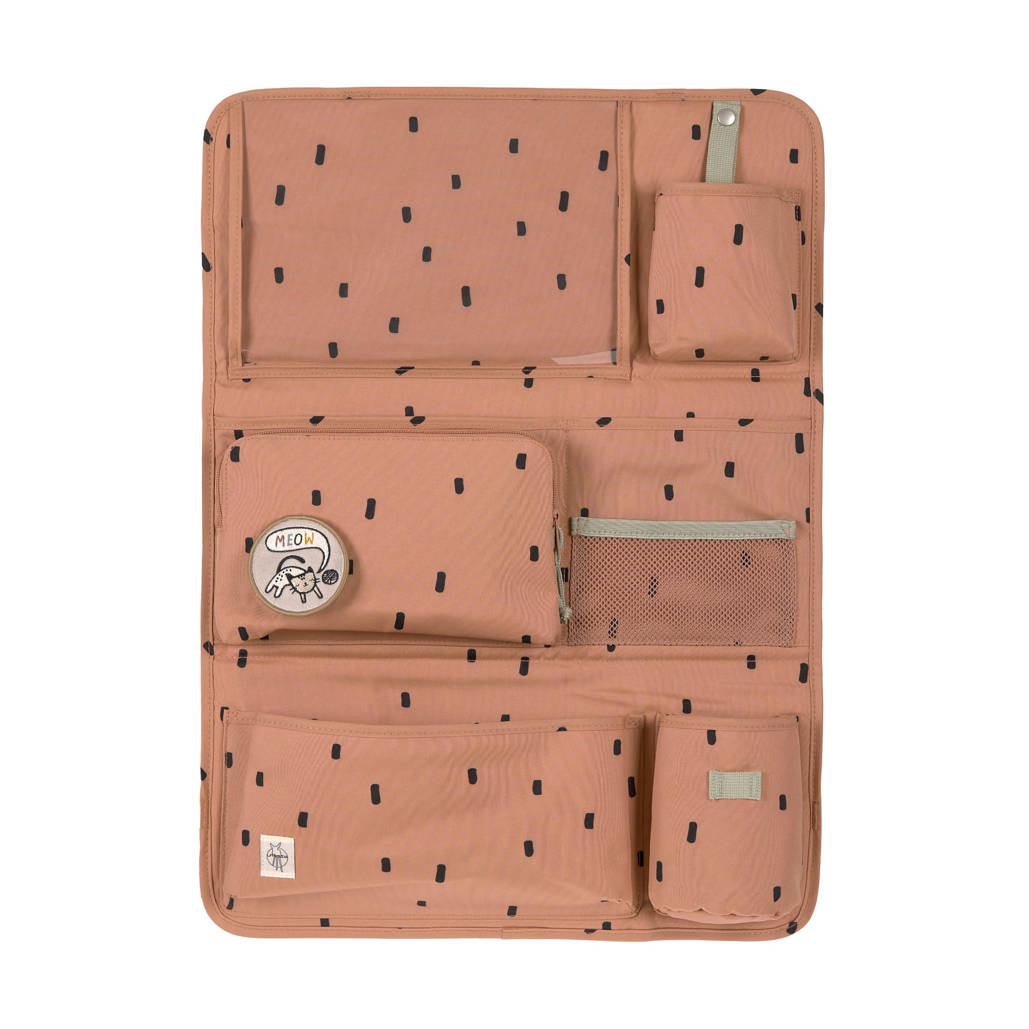Lässig Autorücksitz Organizer Car Wrap-to-Go Happy Prints caramel Lässig Autorücksitz Organizer Car Wrap-to-Go Happy Prints caramel