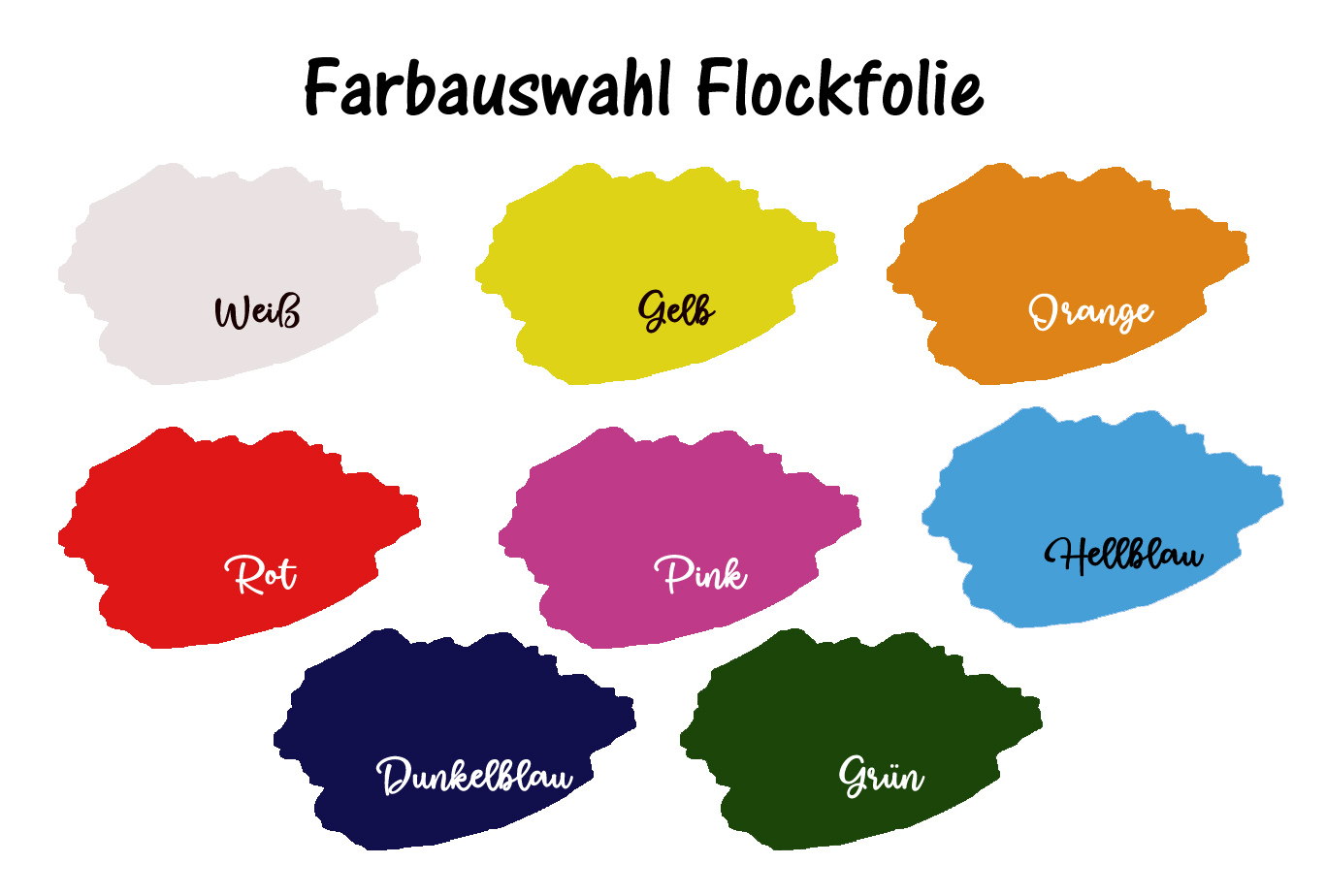 Personalisierung Wunschname für Rucksäcke, Mäppchen & Co