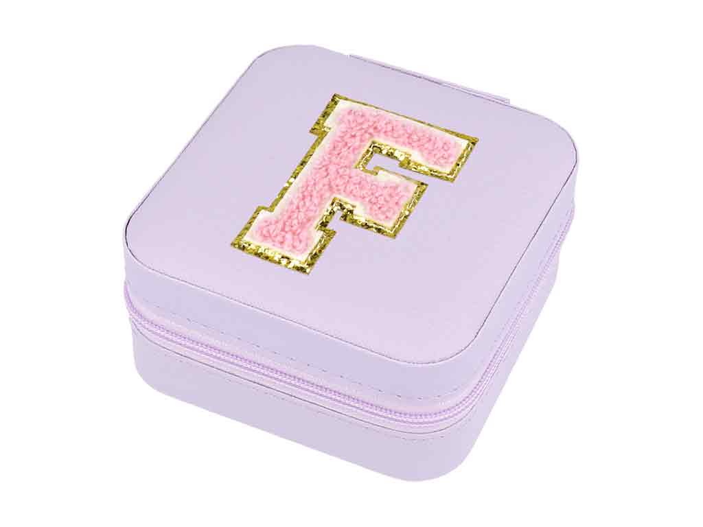 BB Klostermann Schmuckbox Buchstabe F Lila