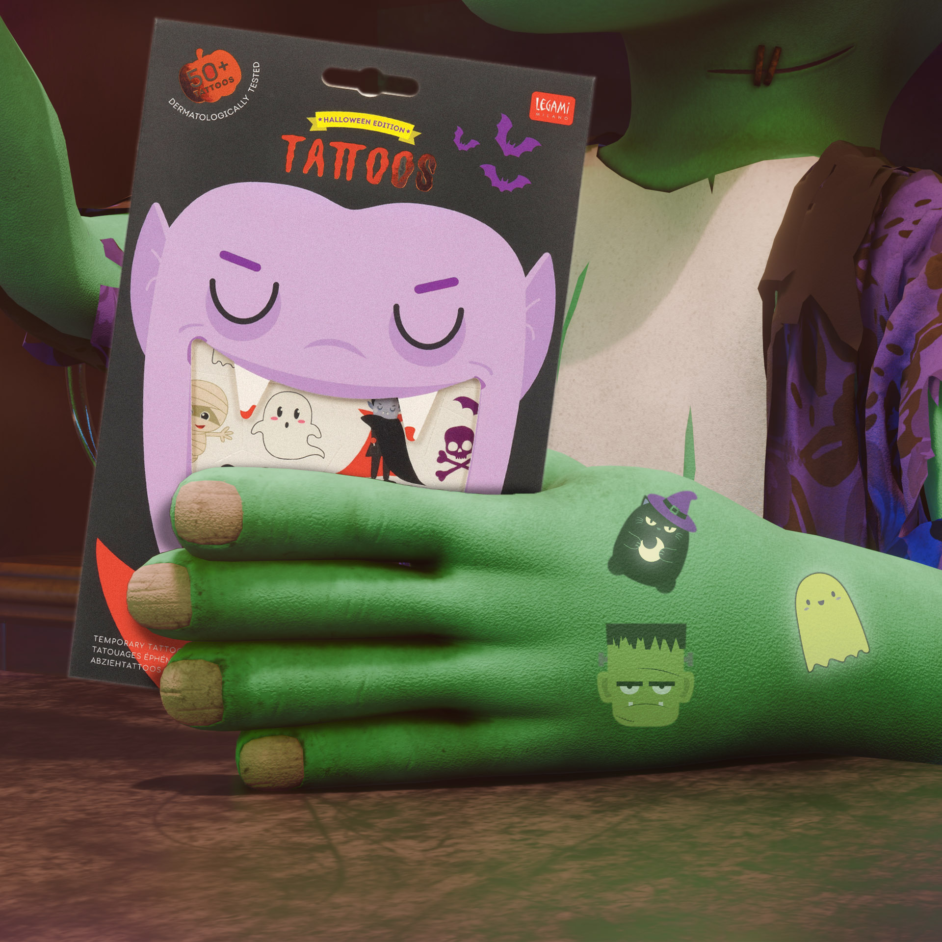 Legami Abziehtattoos Tattoos Halloween