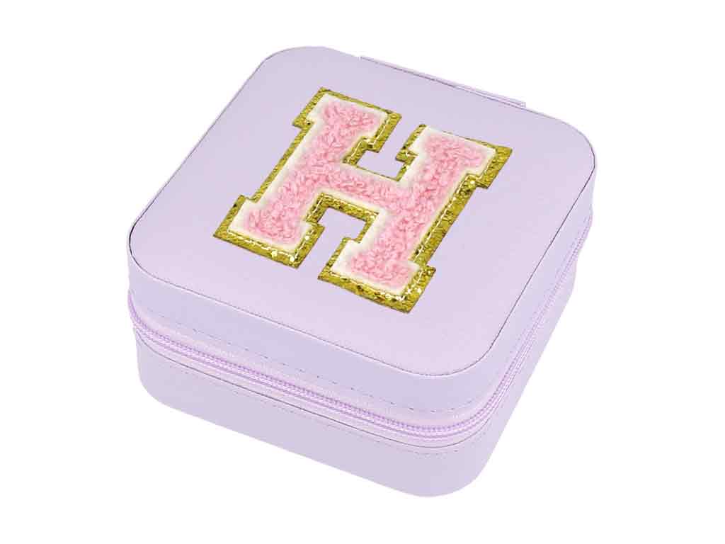 BB Klostermann Schmuckbox Buchstabe H Lila
