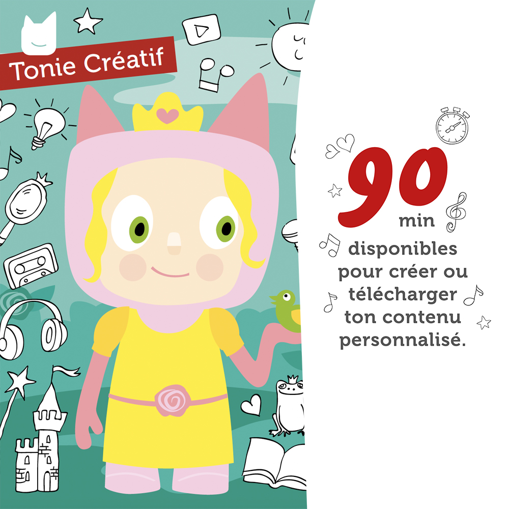 Tonies Kreativ Tonies Prinzessin Tonie Figur FR