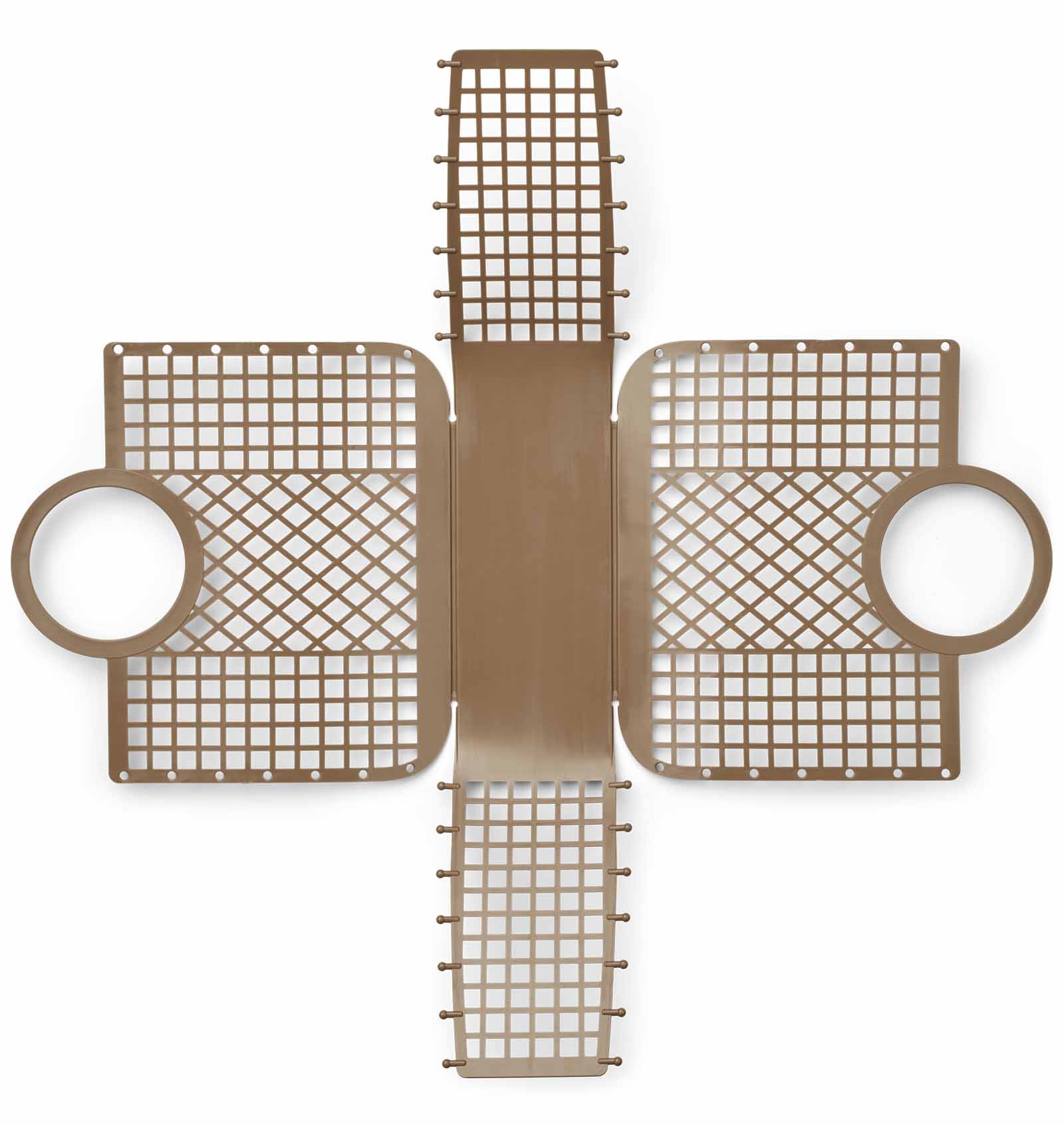 Liewood Samantha Korb Basket Plastik-Korb Oat Braun klein