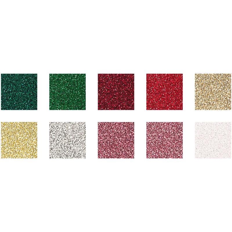 Paper Poetry Bastelpapier Glitterpapierblock xmas mix Paper Poetry Bastelpapier Glitterpapierblock xmas mix