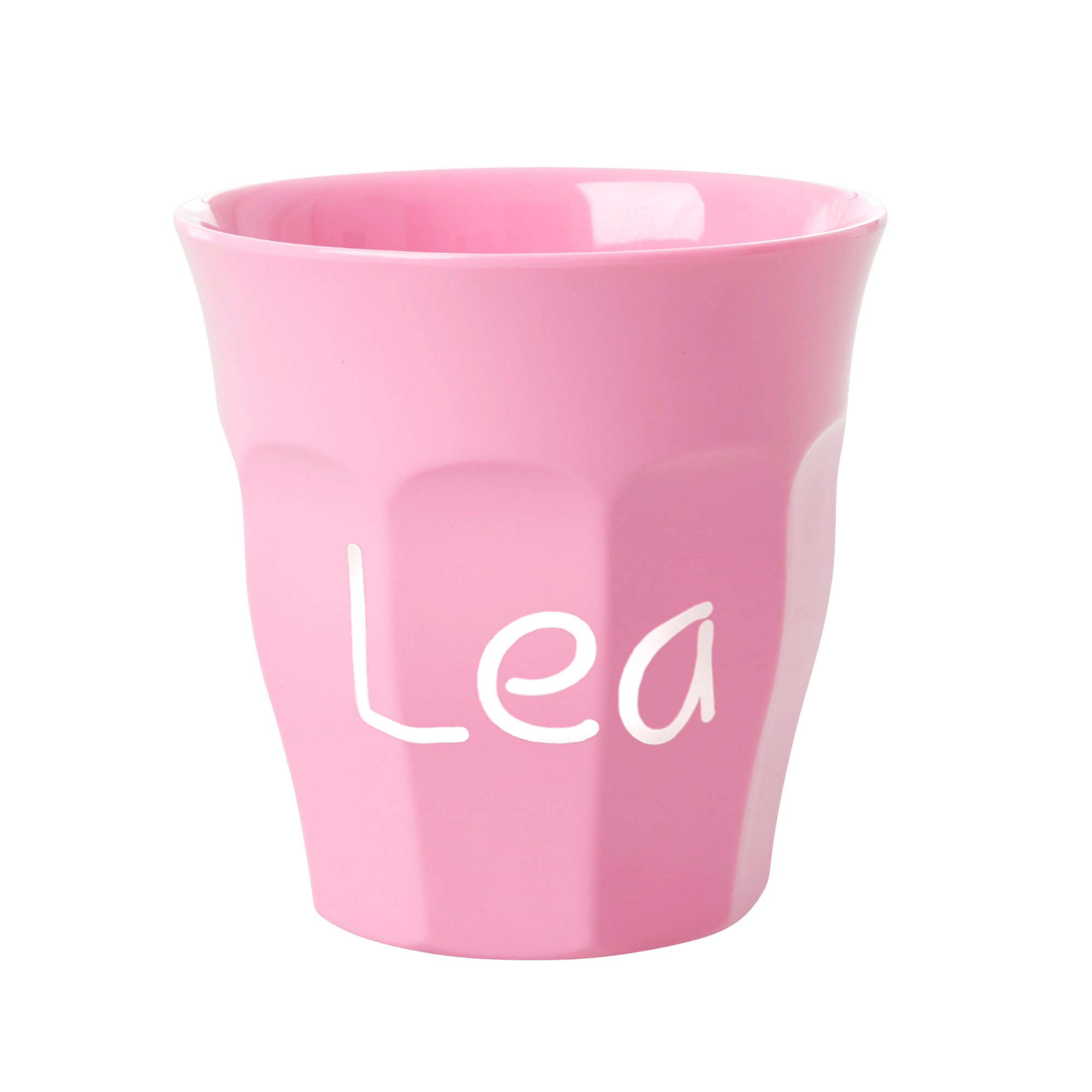Elfenstall Rice Becher mit Wunsch-Namen personalisiert Medium Rosa