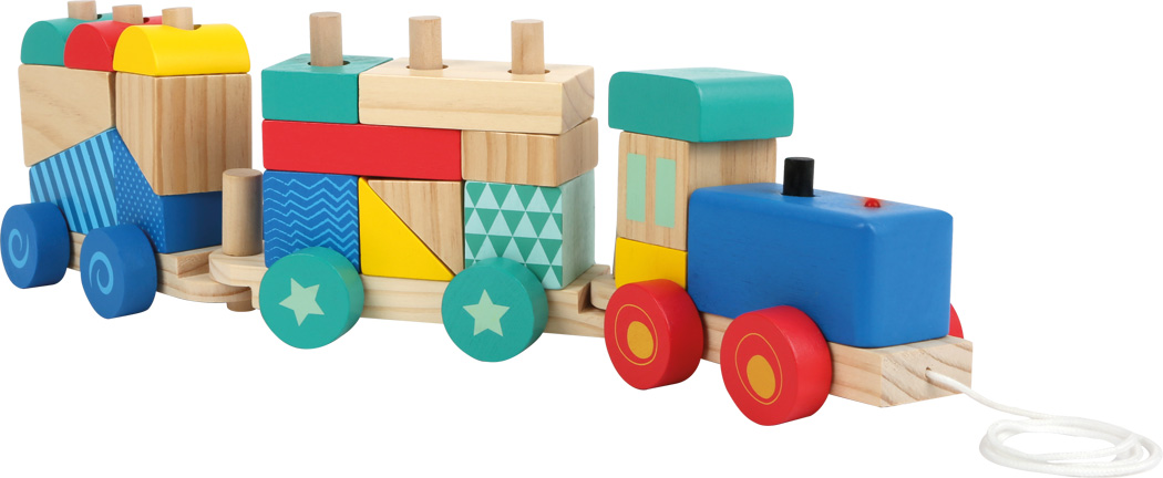 Small Foot Holzzug Steckzug Eisenbahn mit Sound und Licht