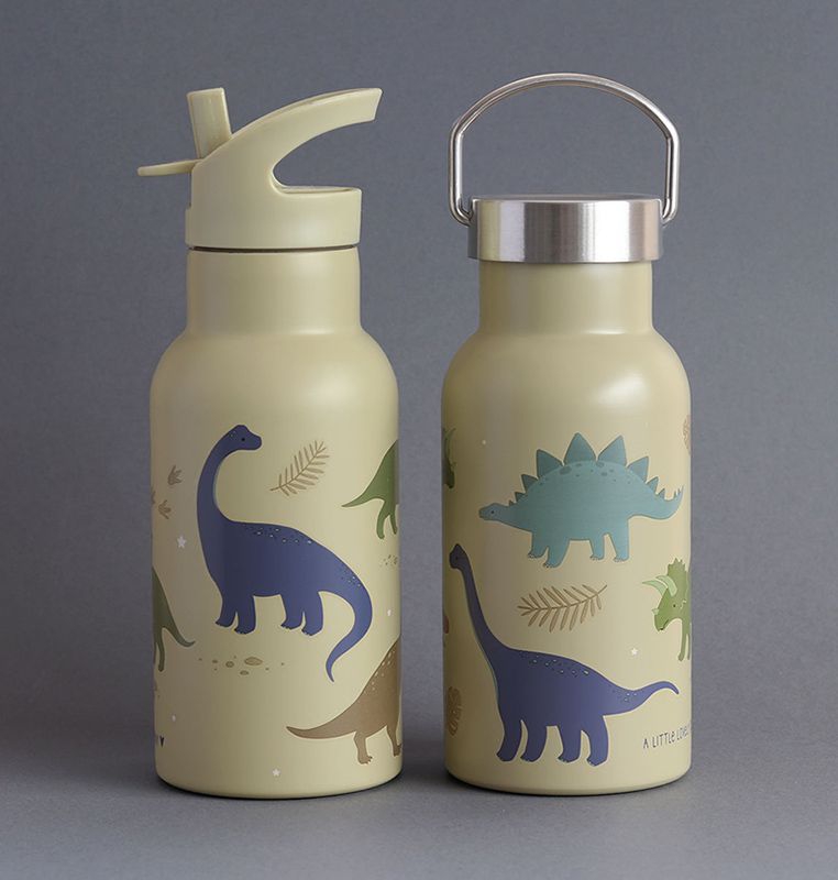 A little lovely company Trinkflasche aus Edelstahl Dinosaurier 350 ml