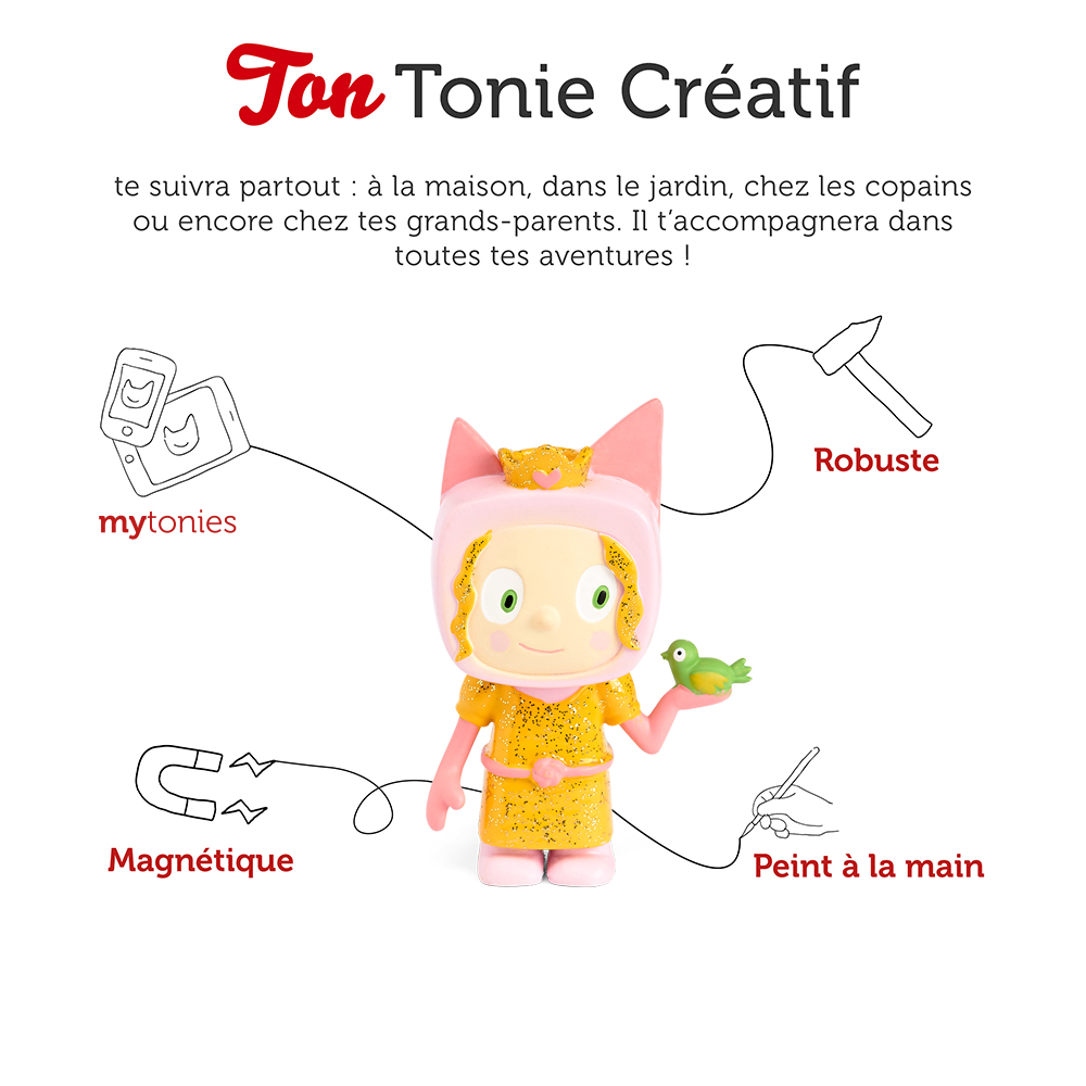 Tonies Kreativ Tonies Prinzessin Tonie Figur FR