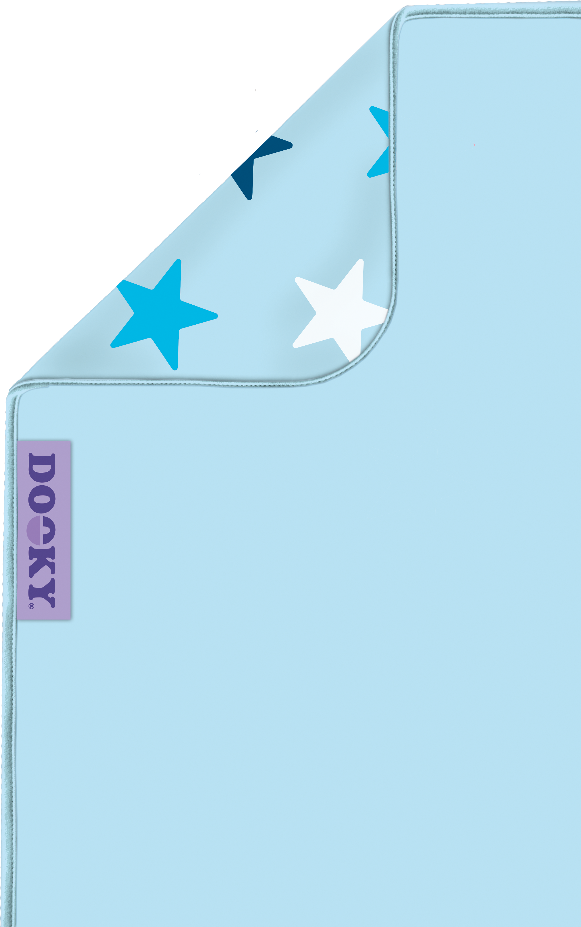 Dooky Baby Decke Babydecke Kinderwagendecke Sterne blau