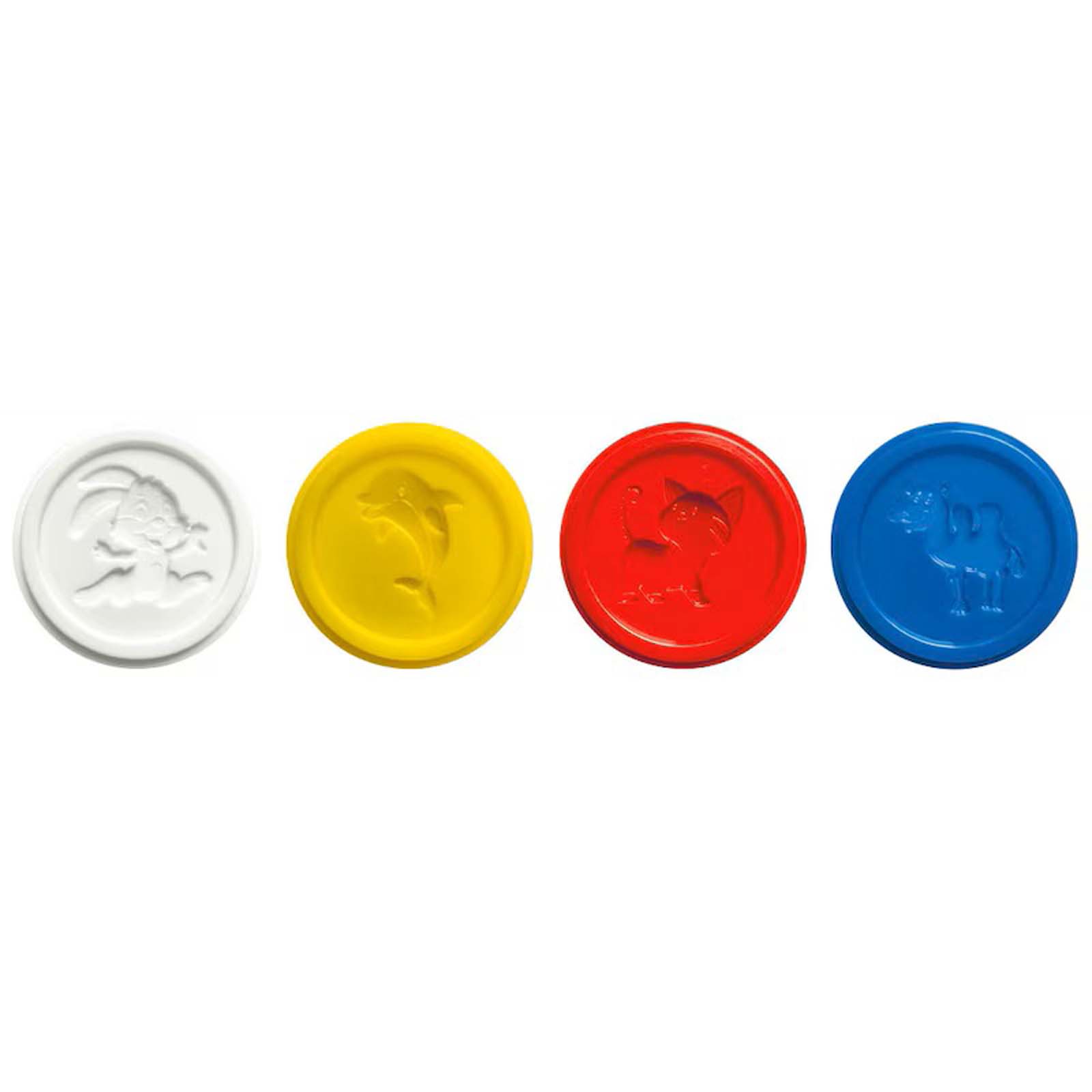 Eberhard Faber Knete Basisfarben mit 4 Farben je 50 g