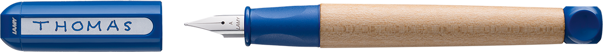 Lamy ABC Schreiblernstift Schreiblernfüller Holz ABC Feder L Blau