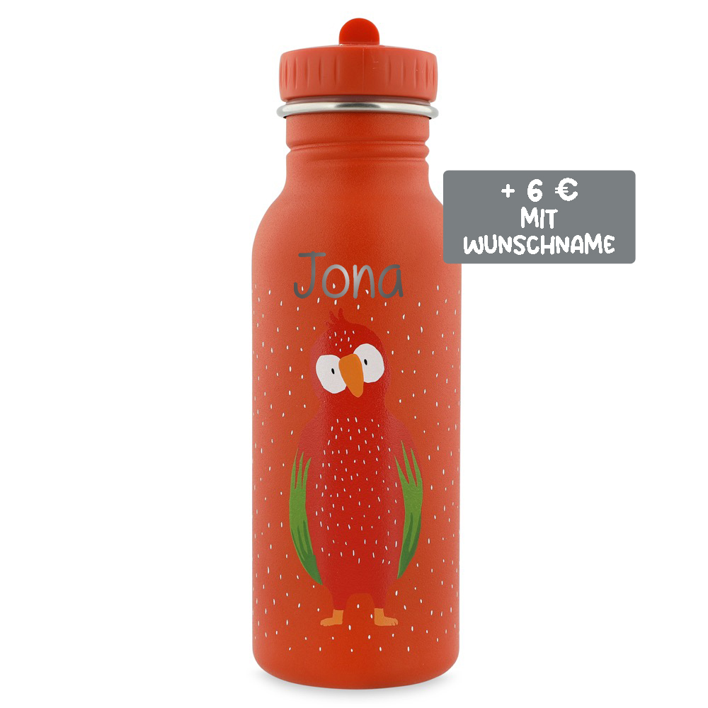 Trixie Trinkflasche aus Edelstahl Mr Parrot Papagei 500ml