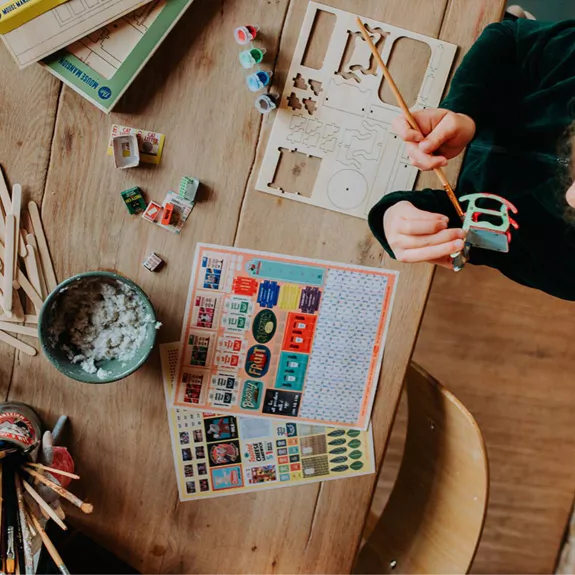 The Mouse Mansion DIY Stanzteile Set aus Papier