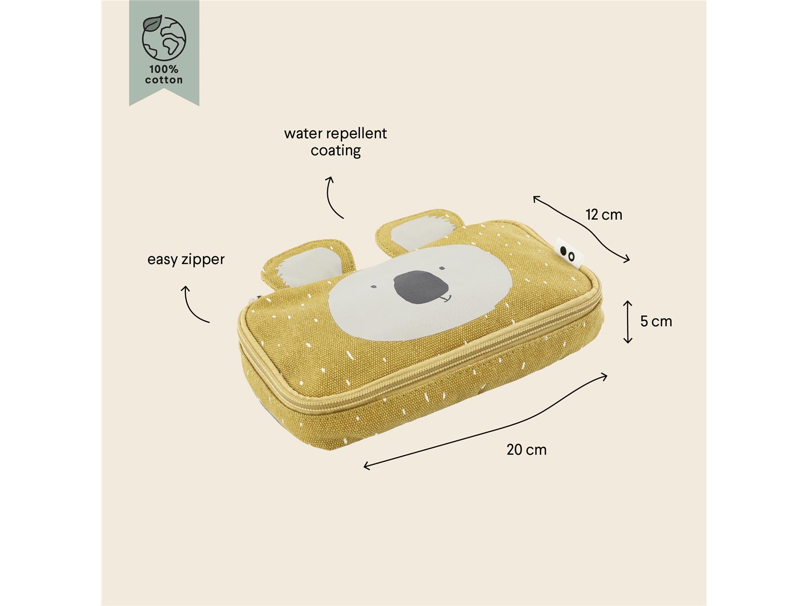 Trixie Federmäppchen Mäppchen Mr. Koala ocker