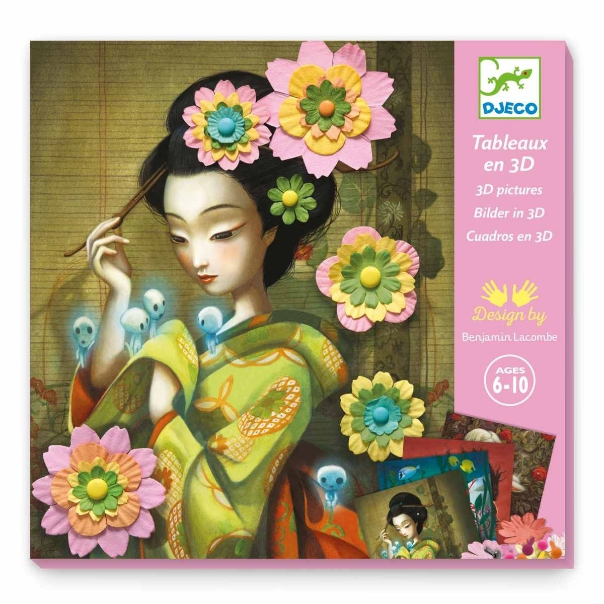 Djeco Papierkunst Rock'n Roses Bastelset
