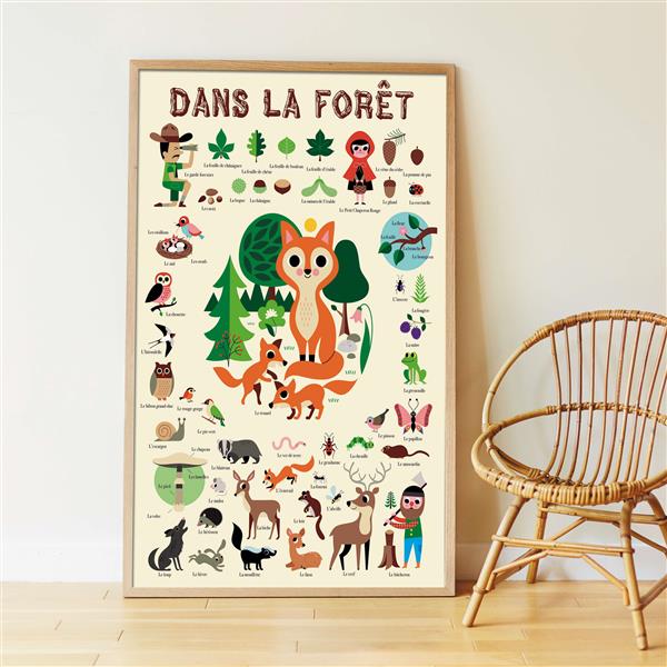 Poppik Stickerposter Discovery 1 Poster + 60 Sticker Im Wald 3-8 J. Poppik Stickerposter Discovery 1 Poster + 60 Sticker Im Wald 3-8 J.