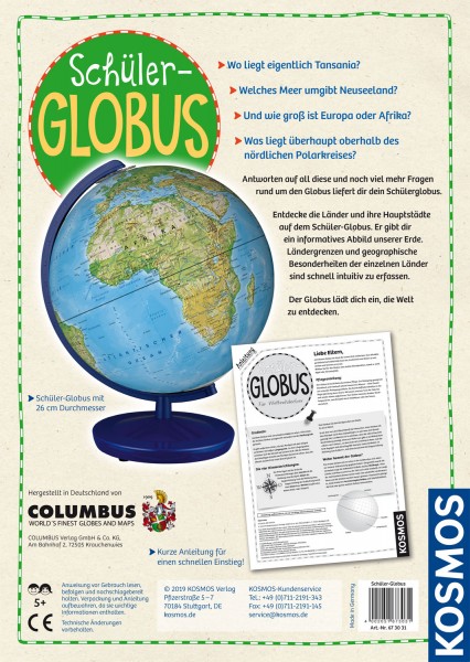 Kosmos Schüler-Globus Kosmos Schüler-Globus
