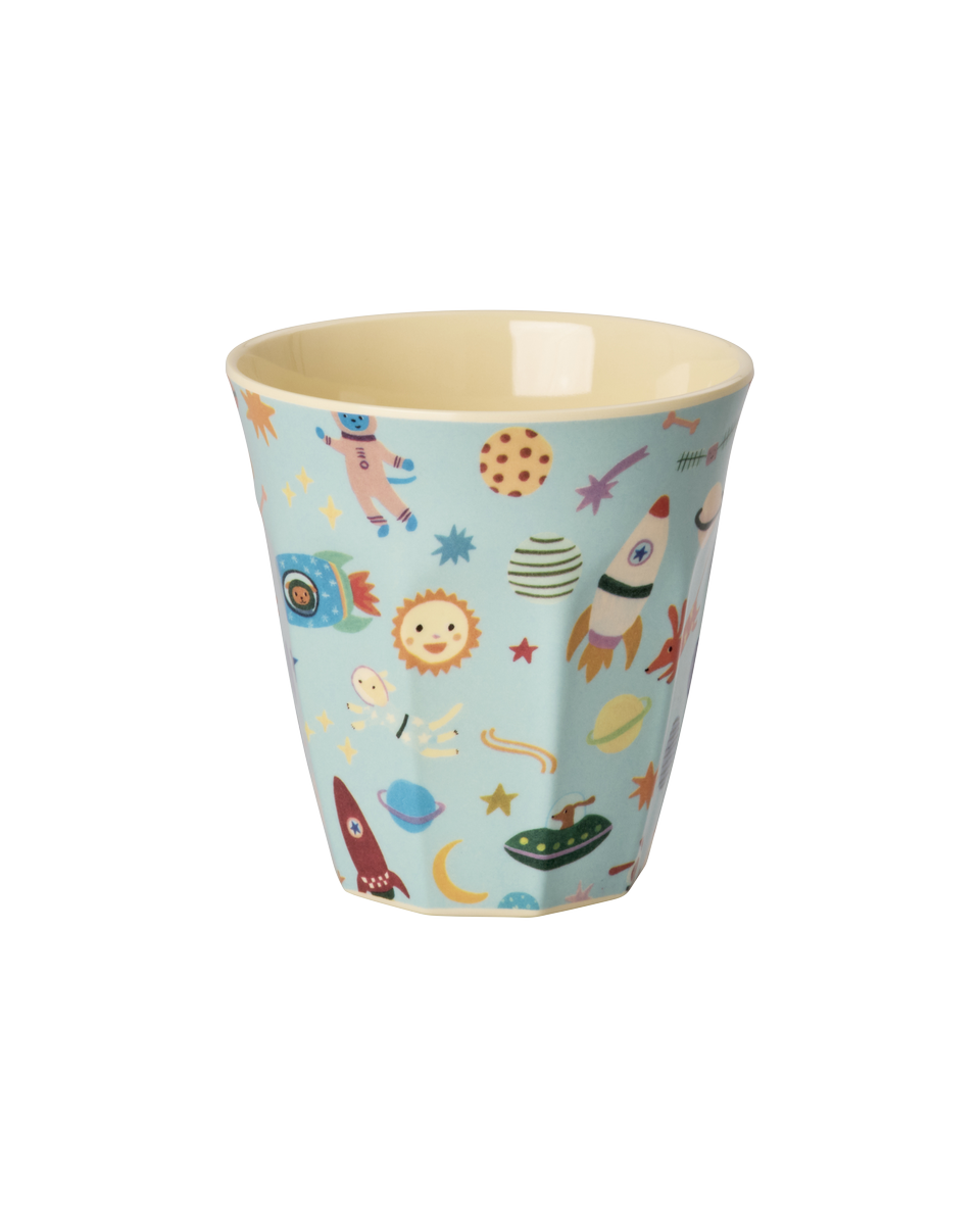 Rice Trinkbecher Melaminbecher Dogs in Space Weltall Print Medium
