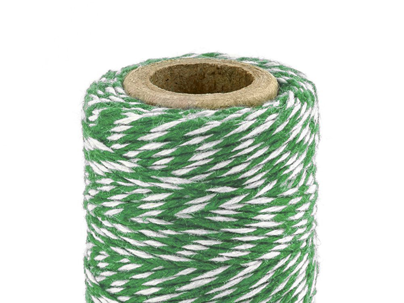 PartyDeco Bakers Twine Bäckergarn aus Baumwolle Bastelschnur grün 50m
