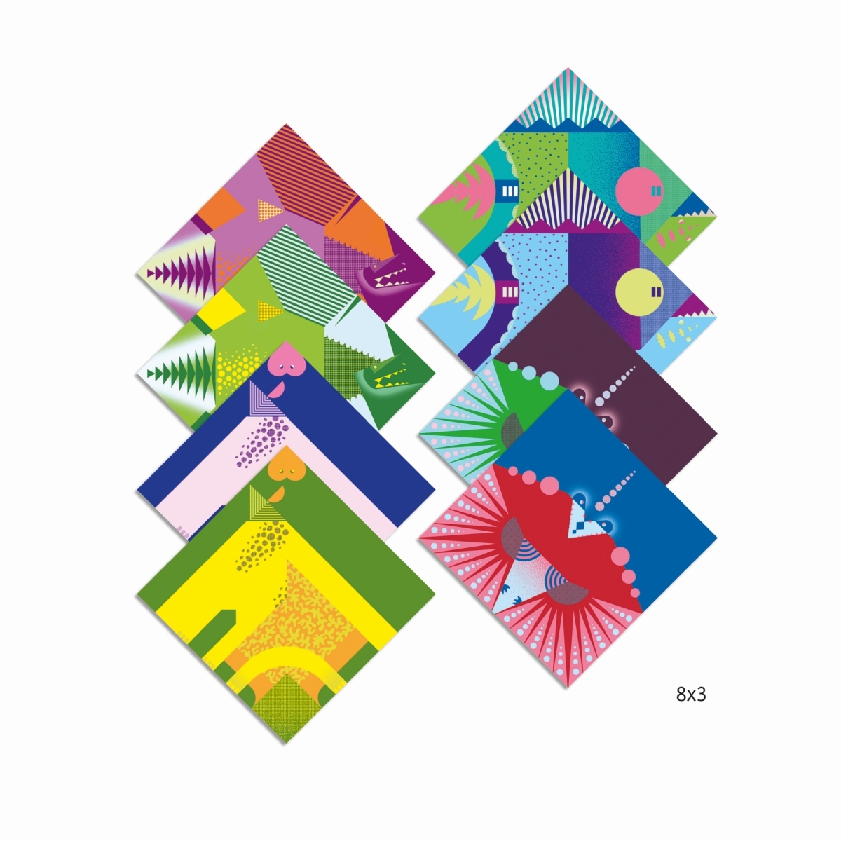 Djeco Origami Dinos Dinosaurier Bastelset Djeco Origami Dinos Dinosaurier Bastelset
