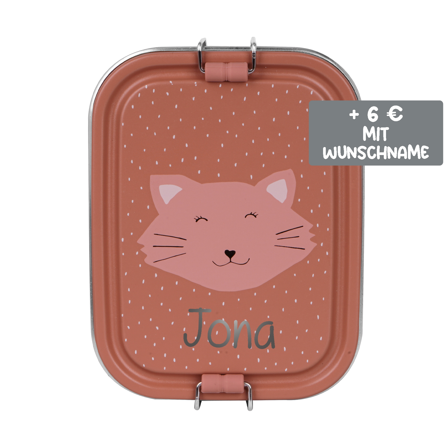 Trixie Brotdose Lunchbox aus Edelstahl Mrs Cat Katze Rosa Small Trixie Brotdose Lunchbox aus Edelstahl Mrs Cat Katze Rosa Small
