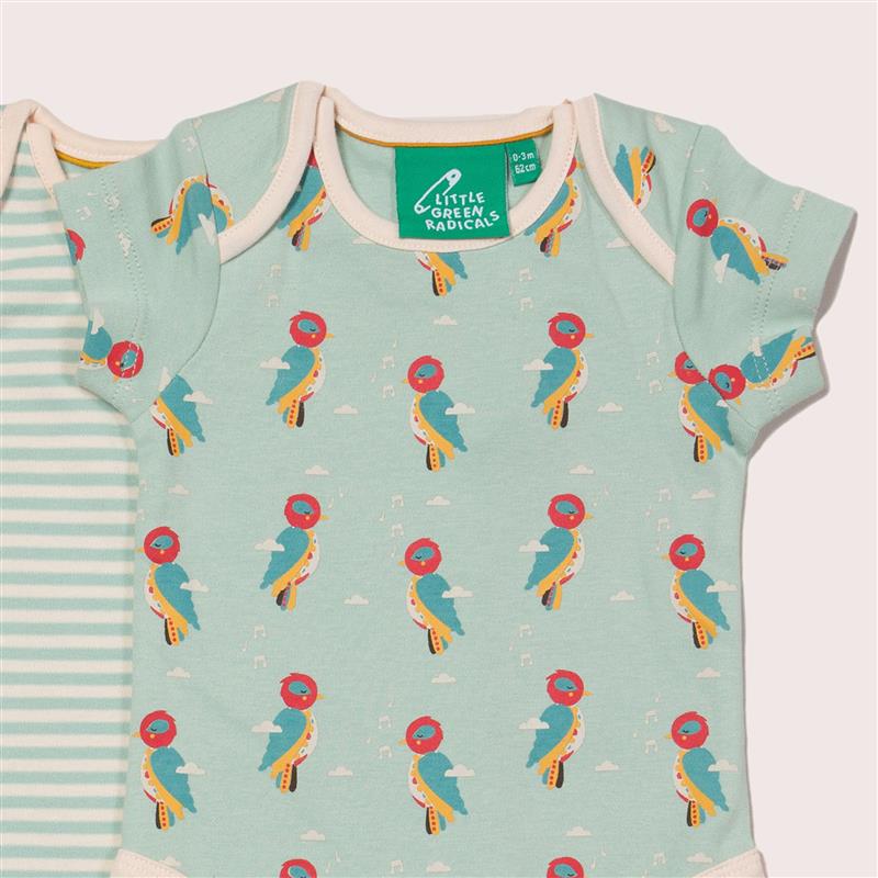 Little Green Radicals Little Woodpecker Baby Body Set 3-6 Monate 68