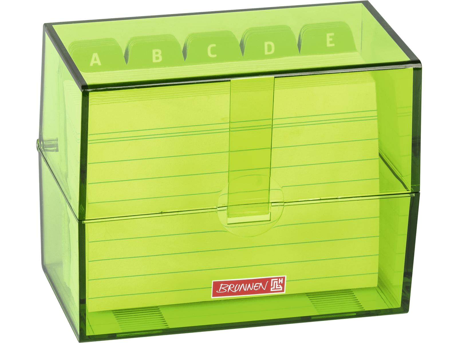 Brunnen Karteikartenbox für A7 Format grün
