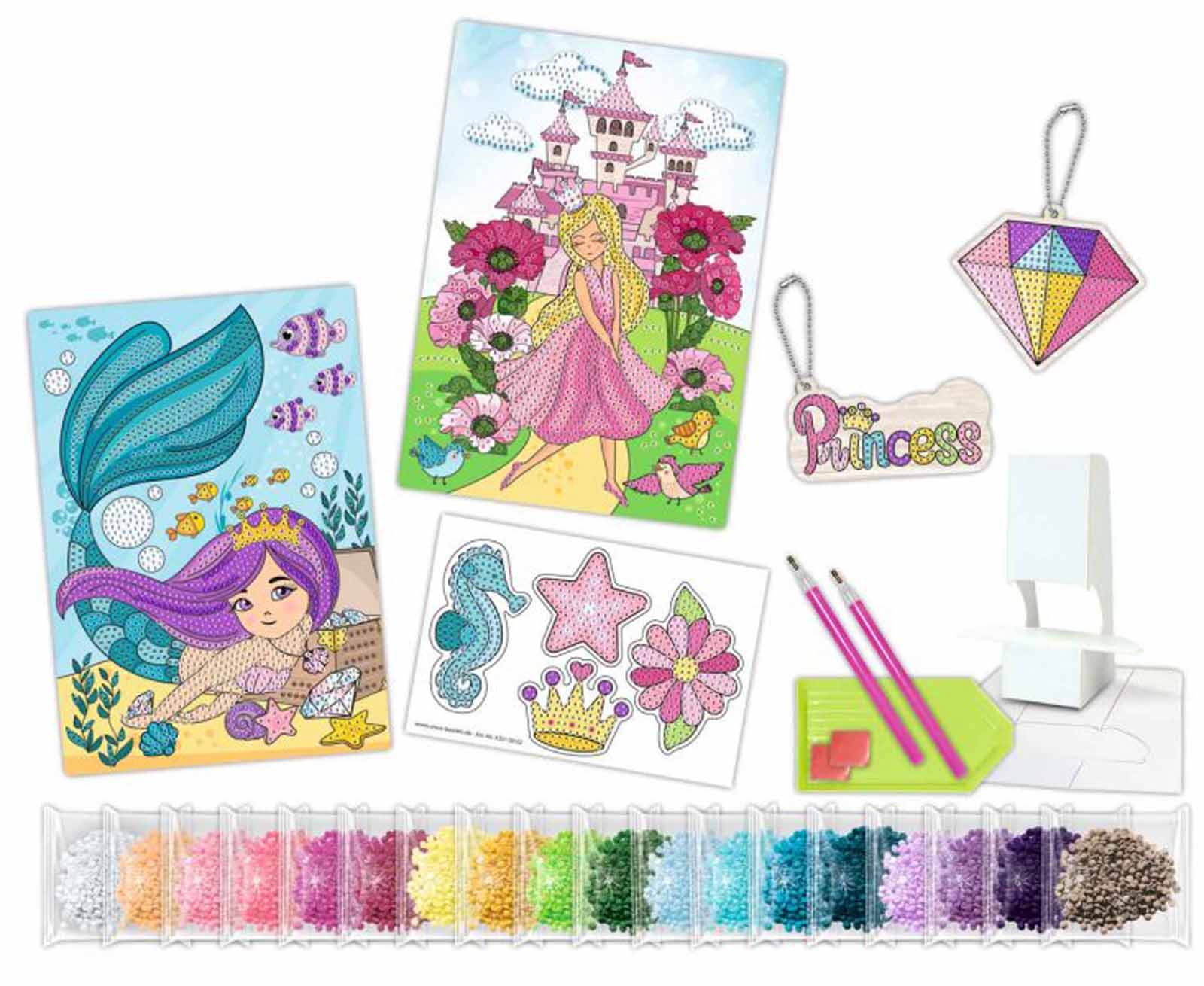 Ludwig Bähr Sticker Diamond Painting Princess