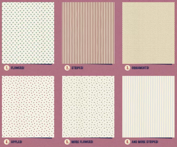 The Mouse Mansion DIY Tapetendrucke A4 6 Blatt