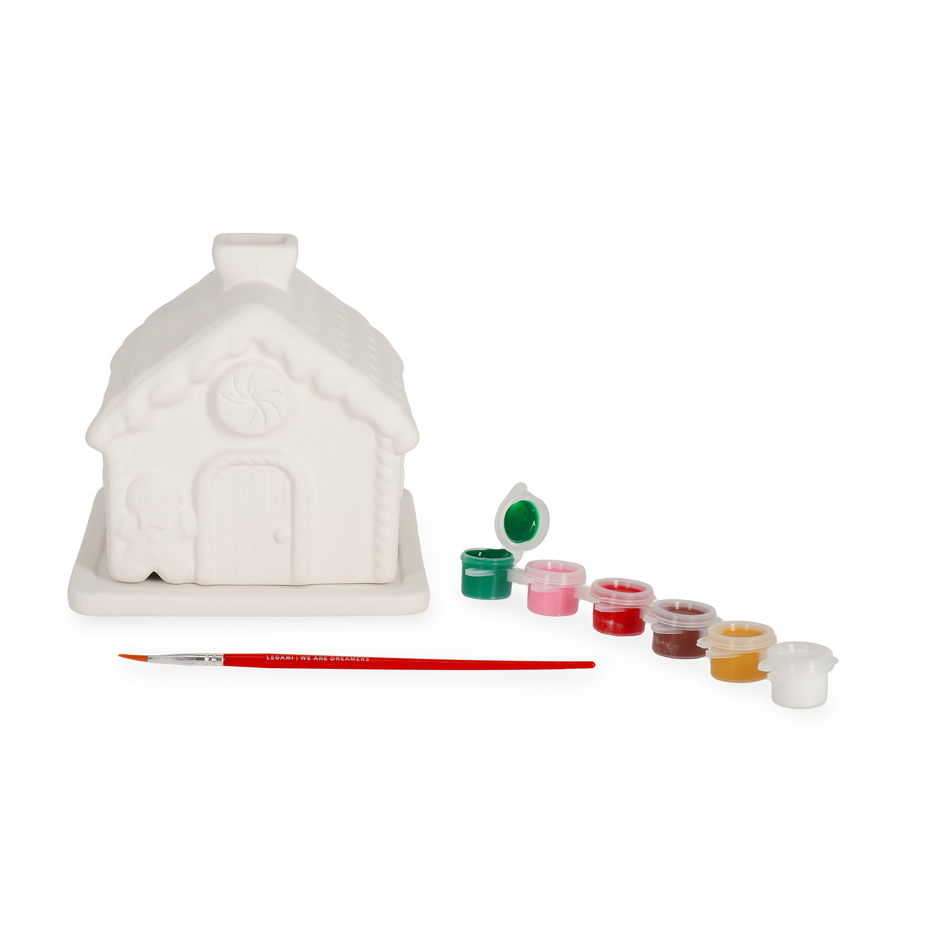 Legami DIY Set für Weihnachts-Räucherstäbchenhalter Paint Your Christmas
