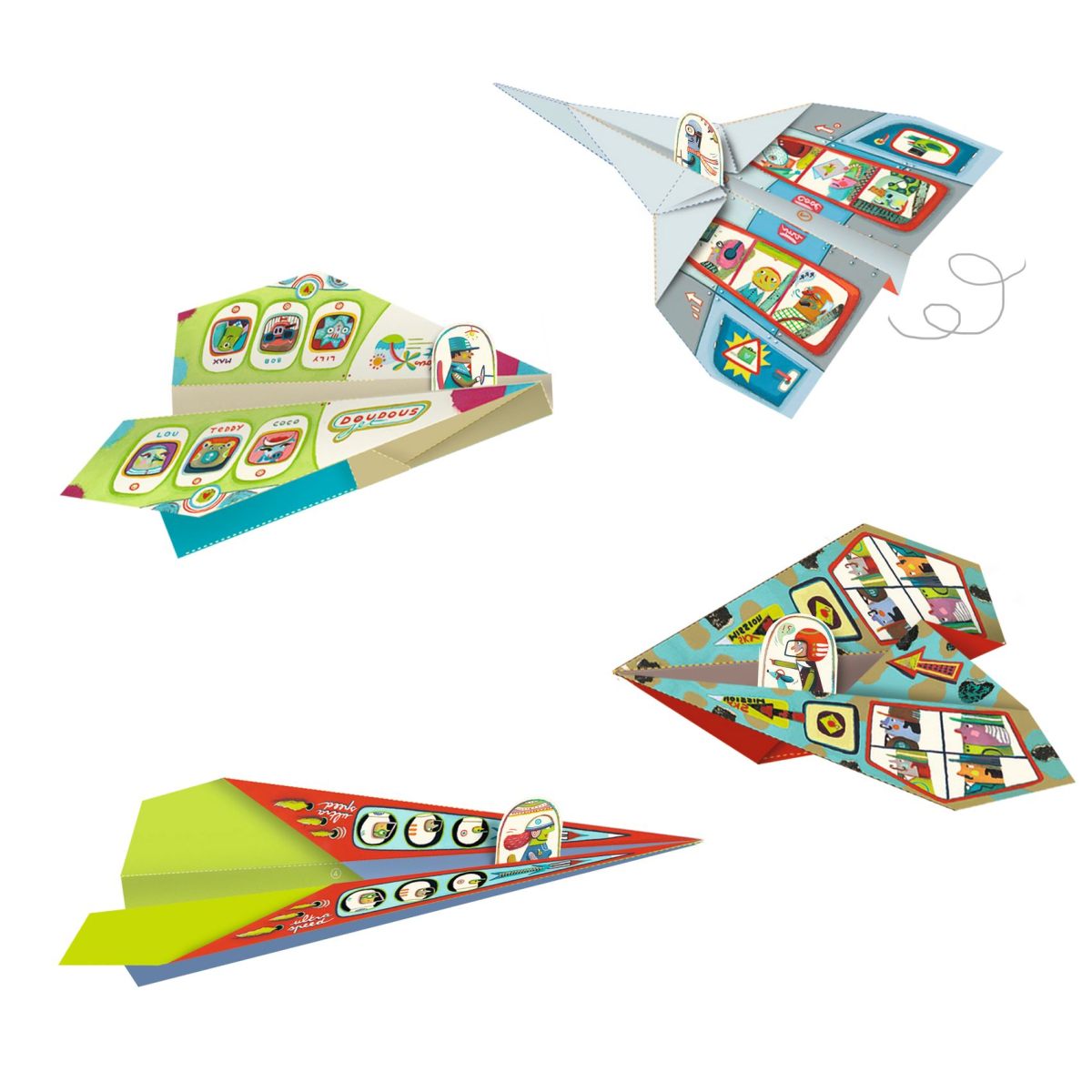 Djeco Bastelset Origami Flugzeuge Djeco Bastelset Origami Flugzeuge