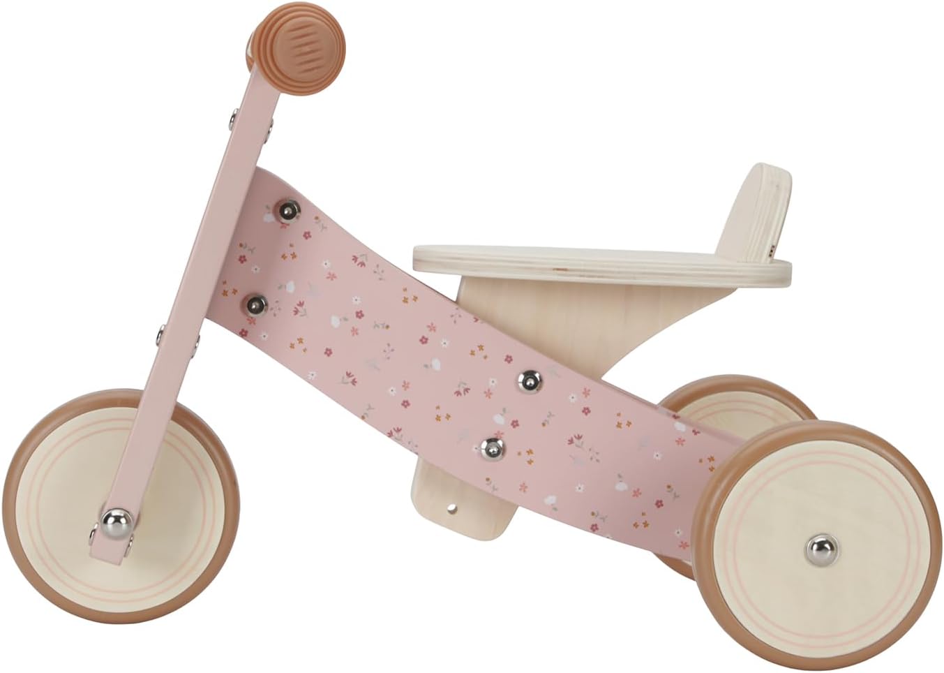 Little Dutch Dreirad aus Holz Holzdreirad rosa Little Dutch Dreirad aus Holz Holzdreirad rosa