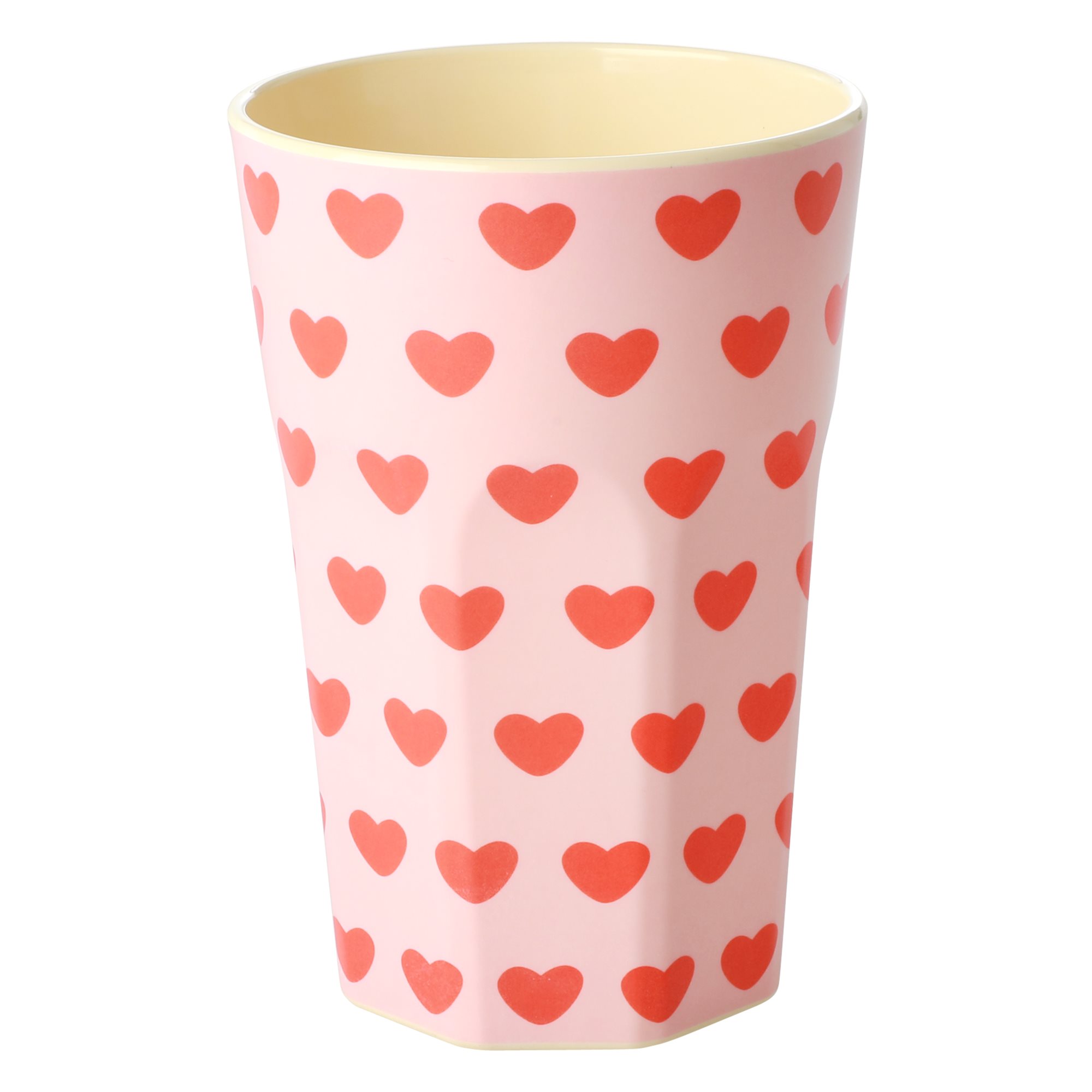 Rice Trinkbecher Melaminbecher aus 100% Melamin Sweet Hearts Herzen tall
