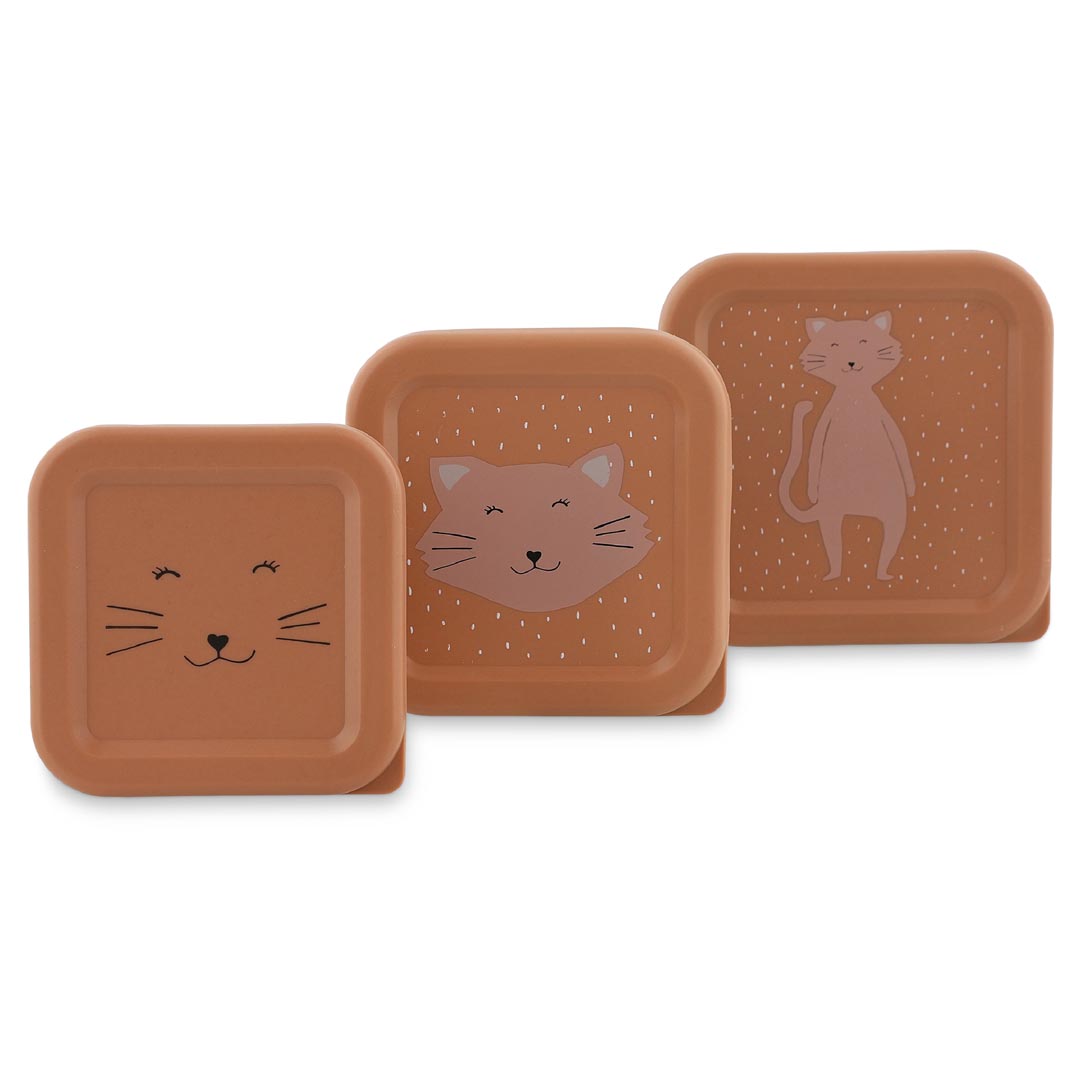 Trixie Baby Lunchbox Snackbox aus Kunststoff 3er Set Mrs Cat Katze Trixie Baby Lunchbox Snackbox aus Kunststoff 3er Set Mrs Cat Katze