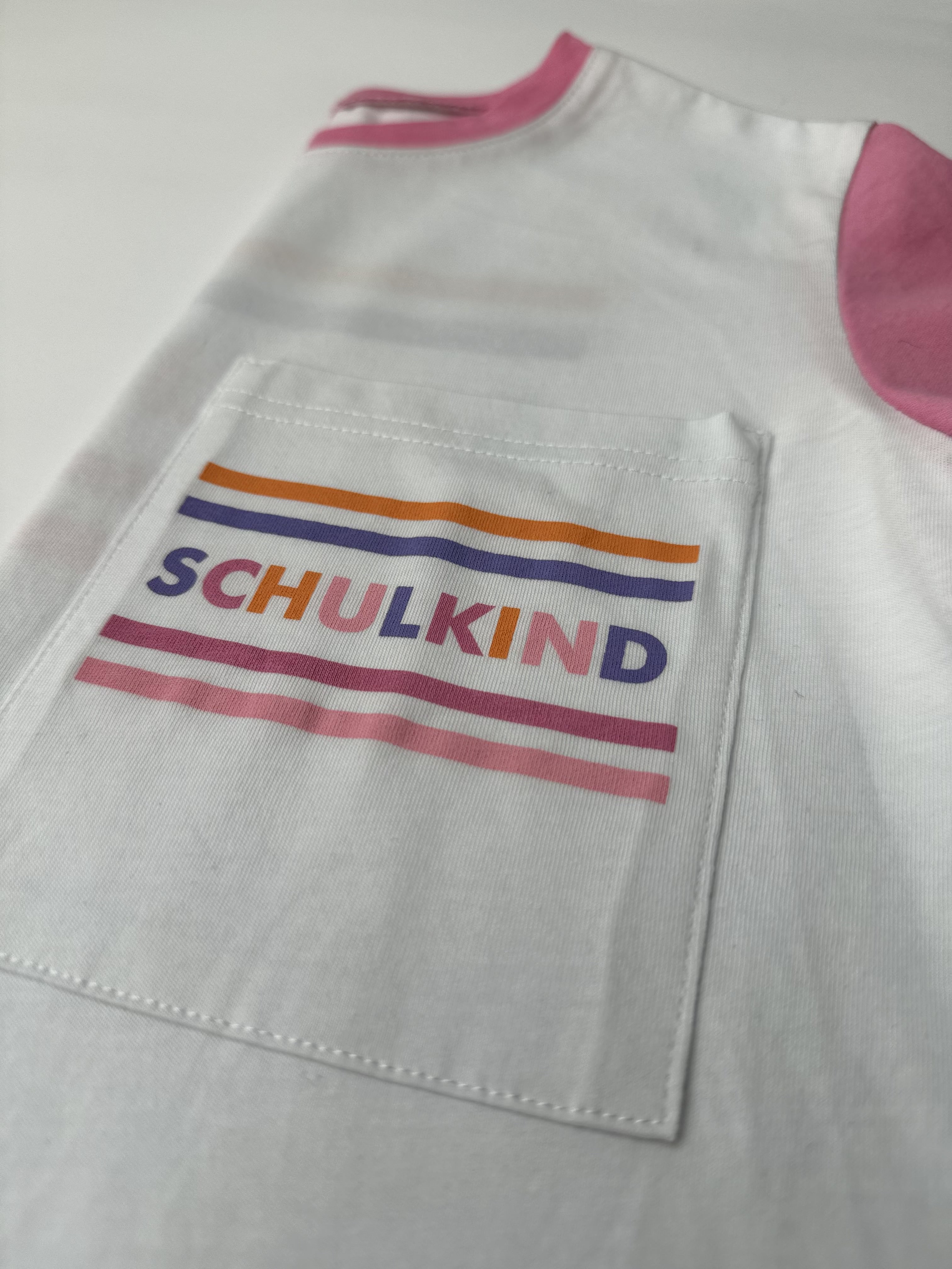 My Day My Dream T-Shirt Kindershirt Schulkind Pink 7-8 Jahre