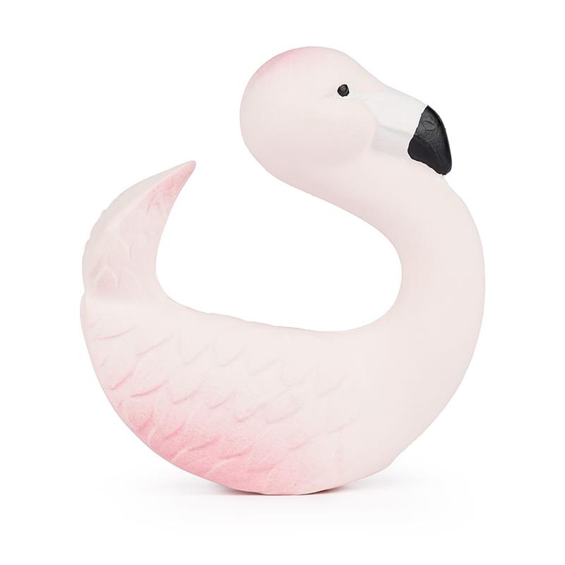 Oli & Carol Flamingo Baby-Beißring Sky the Flamingo Naturkautschuk