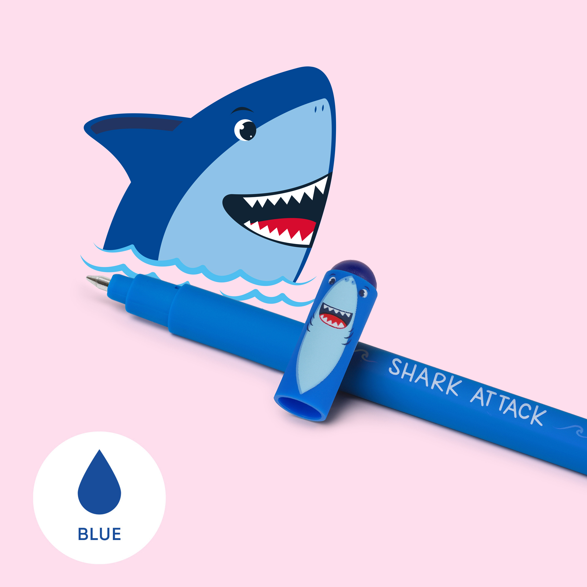 Legami Löschbarer Gelstift Gel Pen Shark Hai