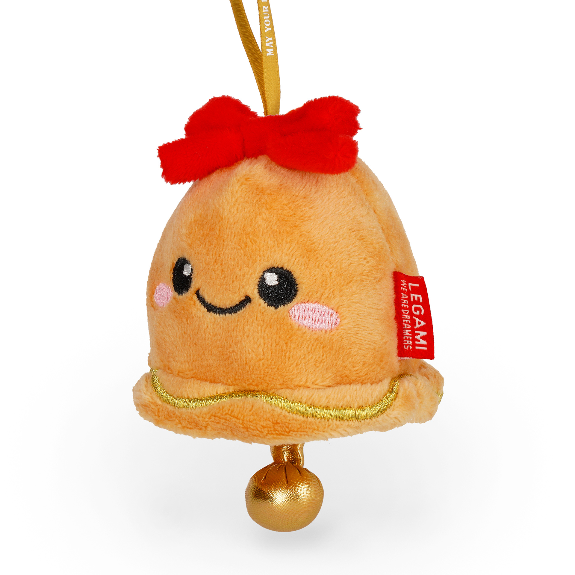 Legami Christbaumschmuck Ho-Ho-Hornament aus Plüsch Bell Glocke