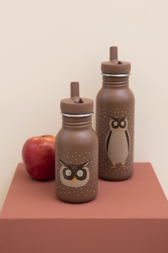 Trixie Trinkflasche aus Edelstahl Mr Owl Eule braun 350ml Trixie Trinkflasche aus Edelstahl Mr Owl Eule braun 350ml