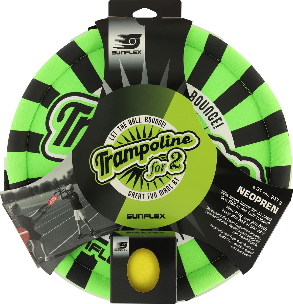 Sunflex Trampoline for 2 Outdoorspiel Grün Sunflex Trampoline for 2 Outdoorspiel Grün