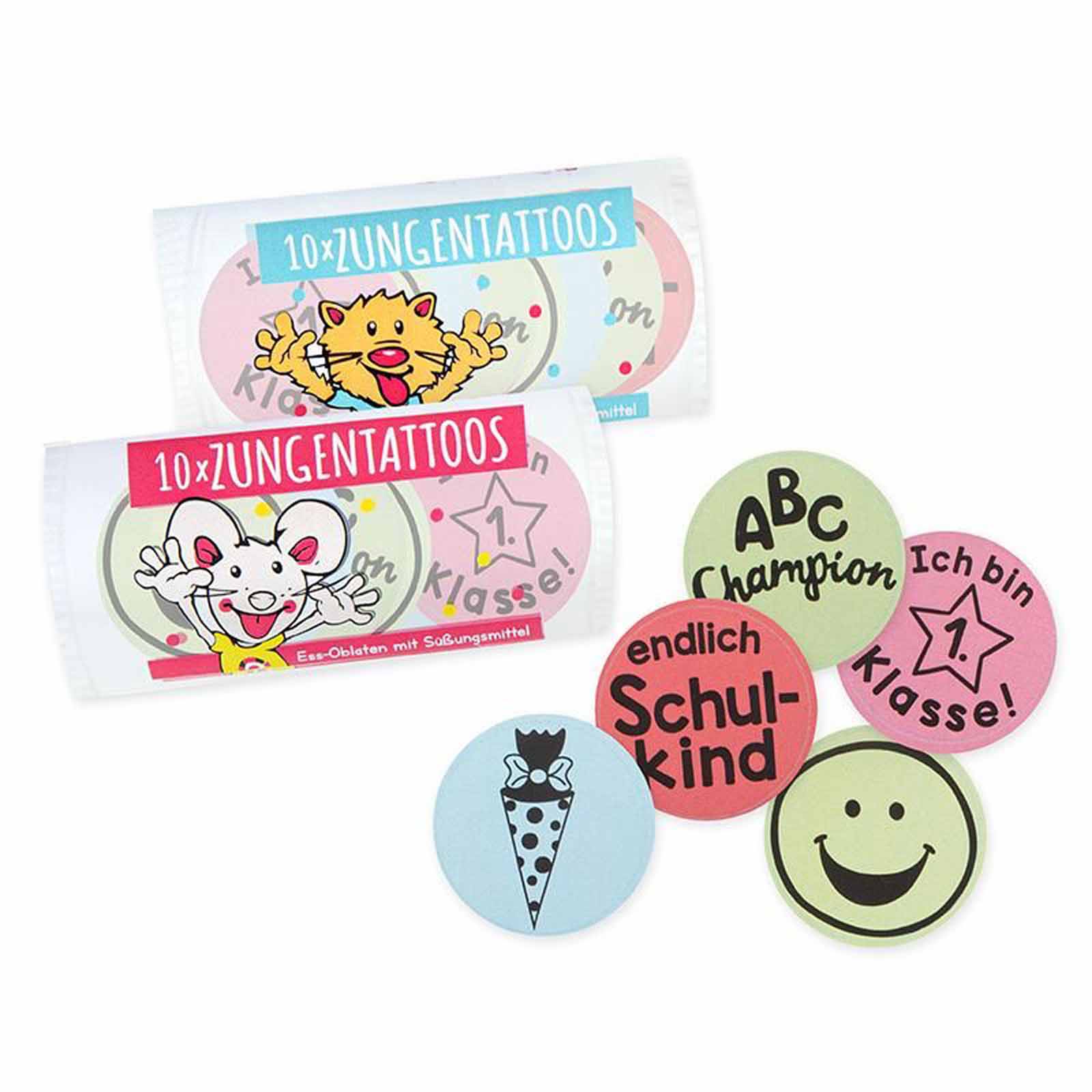 Trendhaus ABC Champions Zungentattoos 10 Stück