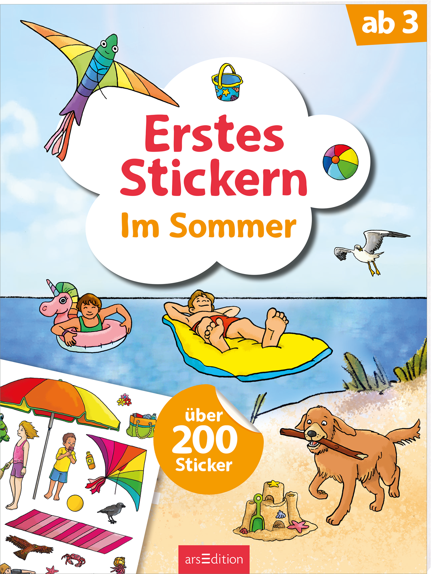 Erstes Stickern Im Sommer mit über 200 Sticker