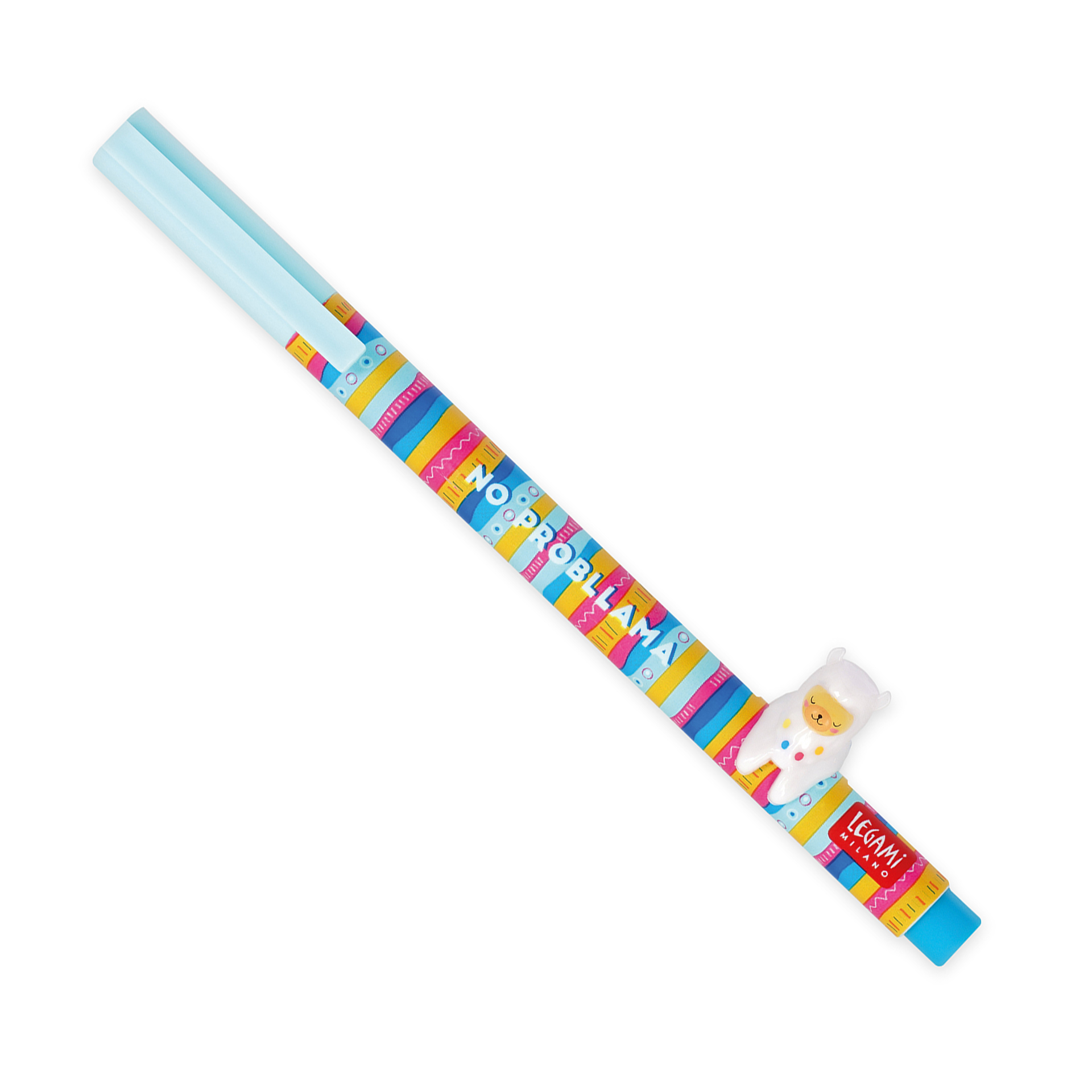 Legami Gel Stift mit Tierdeko Lovely Friends Lama