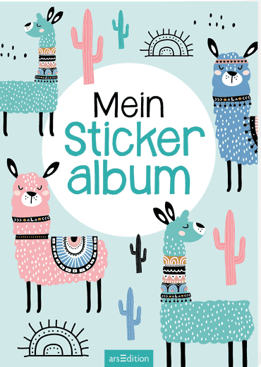 Mein Stickeralbum Lamas