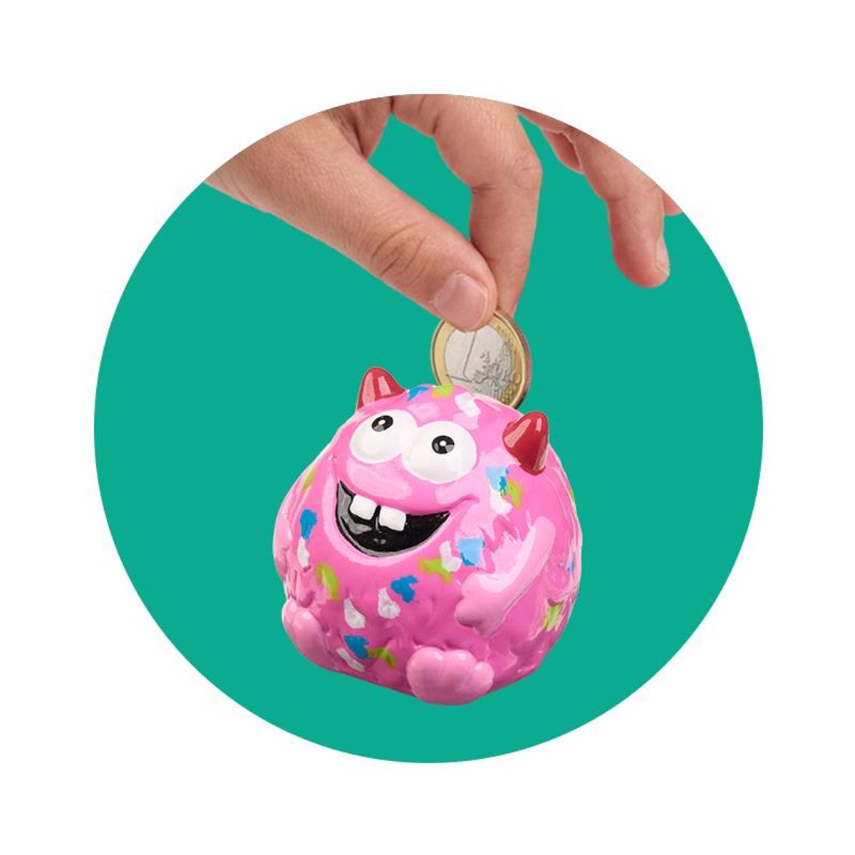 Trendhaus Spardose Sparschwein Monster sortiert