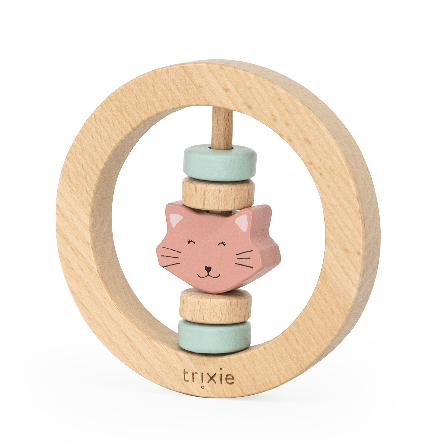 Trixie Holz-Rassel Katze rund Mrs Cat Trixie Holz-Rassel Katze rund Mrs Cat