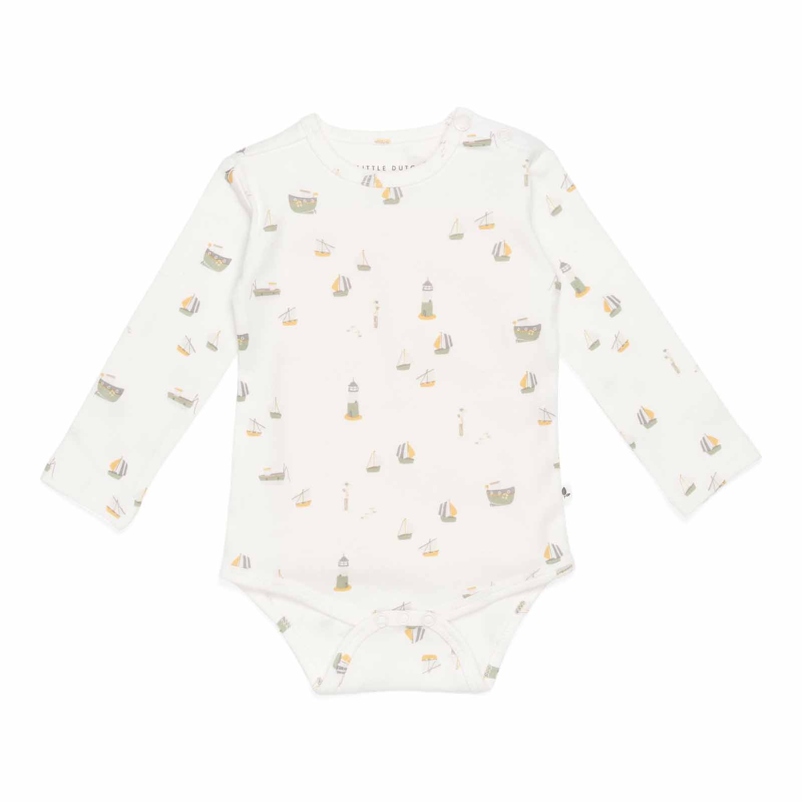 Little Dutch Bodysuit Baby Body langarm Sailors Bay White 62/68