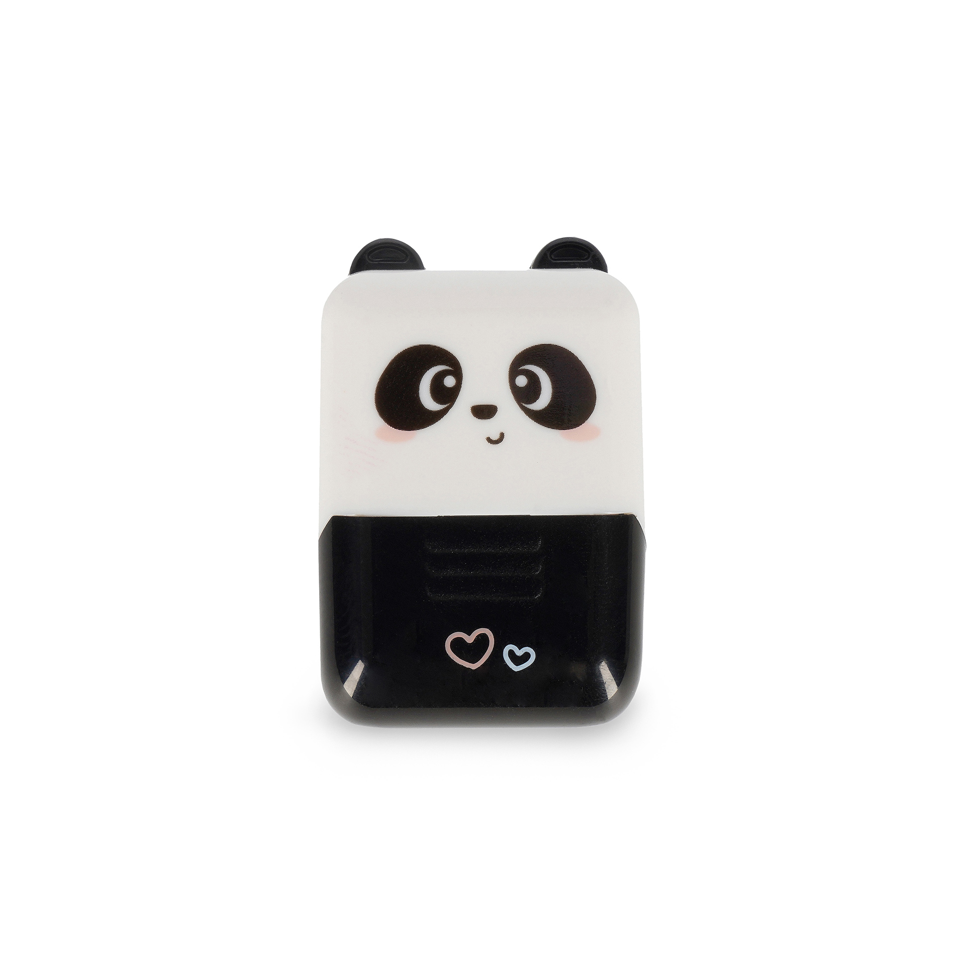 Legami Deko-Rollstempel Teddy Panda Bär schwarz