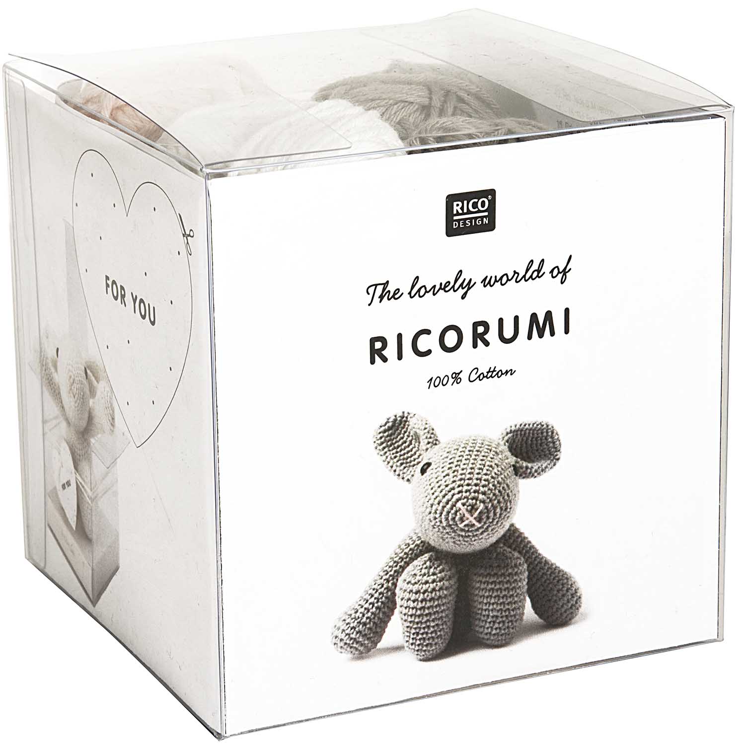 Rico Design Kinder Häkel-Set Bastelset Ricorumi Puppies Hase
